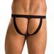 Мужские слипы на шнуровке Passion 044 SLIP BEN S/M Black, экокожа, люверсы SO7604 фото 2