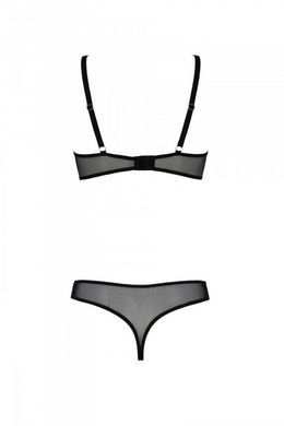 Эротическое боди Passion MARINA BODY, S/M, black, с открытыми чашками SO9718 фото