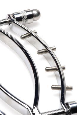 Зажим для вагины Master Series: Spread 'Em Poker Vagina Clamp with Adjustable Pressure Screws, шипы SO8798 фото