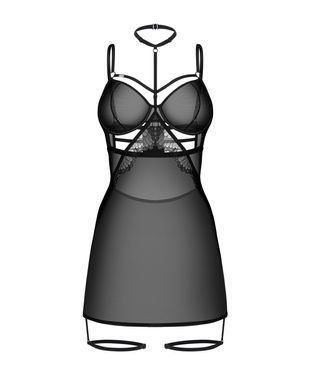 Бэби-долл Obsessive Arrowel Black chemise S/M SX2581 фото
