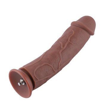 Силіконовий фалоімітатор для секс-машин Hismith 11&Prime; Silicone Dildo (м'ята упаковка!!!) SO6208-R фото