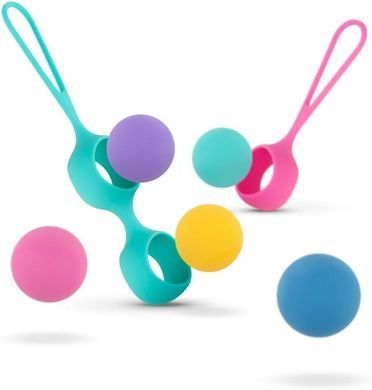 Набор вагинальных шариков PMV20: Vita &ndash; Kegel Ball Set, масса 40, 50, 60 г, два держателя SO8896 фото