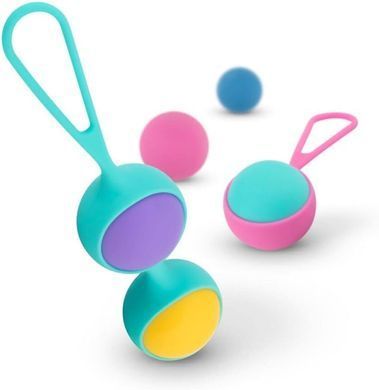 Набор вагинальных шариков PMV20: Vita &ndash; Kegel Ball Set, масса 40, 50, 60 г, два держателя SO8896 фото