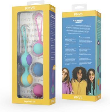 Набор вагинальных шариков PMV20: Vita &ndash; Kegel Ball Set, масса 40, 50, 60 г, два держателя SO8896 фото