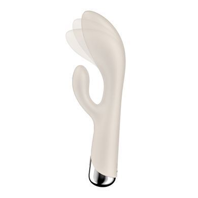 Вібратор-кролик з ротацією Satisfyer Spinning Rabbit 1 Beige, 3 мотори SX0563 фото