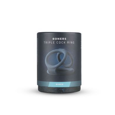 Потрійне ерекційне кільце Boners Triple Ring, діаметр 2,6; 3,3 та 3,8 см SO8846 фото
