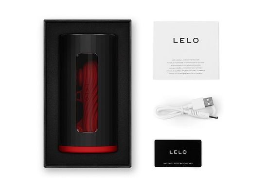 Смарт-мастурбатор LELO F1S V3 Red, 2 мотора, 8 режимов, стимуляция звуковыми волнами SX0703 фото