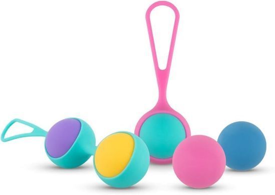 Набор вагинальных шариков PMV20: Vita &ndash; Kegel Ball Set, масса 40, 50, 60 г, два держателя SO8896 фото