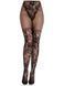 Колготки Leg Avenue Dahlia Lace Tights with Net Thigh Detail One Size SX2747 фото 1