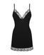 Сорочка та трусики Obsessive Bella Rou chemise & thong M/L SO7859 фото 3
