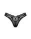 Мереживні стрінги Obsessive Donna Dream thong M/L Black, низька посадка SO8640 фото 3