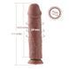 Силіконовий фалоімітатор для секс-машин Hismith 11&Prime; Silicone Dildo (м'ята упаковка!!!) SO6208-R фото 5