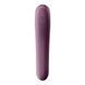 Вакуумный стимулятор с вибрацией Satisfyer Dual Kiss Wine Red SO6115 фото 4