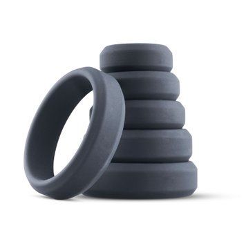 Набор эрекционных колец Boners 6-Piece Cock Ring Set, диаметр от 2,6 до 5,7 см, силикон SO8847 фото