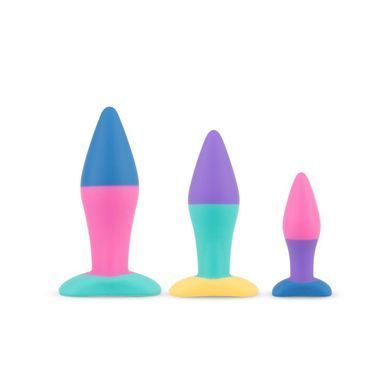 Набор анальных пробок PMV20 Koda &ndash; Butt Plug Set, диаметр 2,9 см, 3,9 см, 5 см SO8897 фото