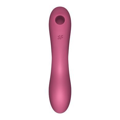 Вакуумний стимулятор із вібрацією Satisfyer Curvy Trinity 3 Red SO6117 фото