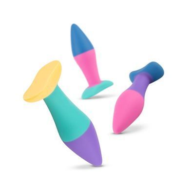 Набор анальных пробок PMV20 Koda &ndash; Butt Plug Set, диаметр 2,9 см, 3,9 см, 5 см SO8897 фото