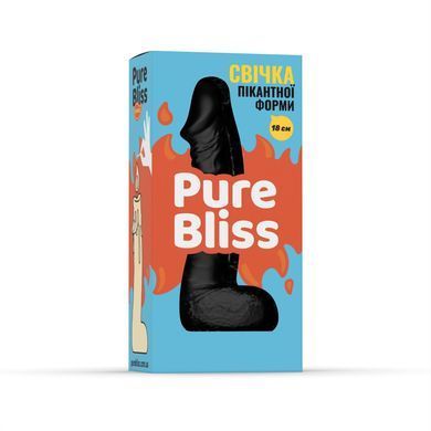 Свеча в виде члена Pure Bliss BIG Black 18 см SX1650 фото