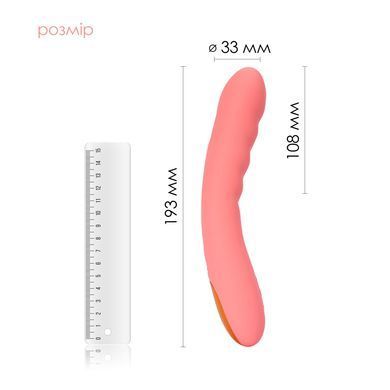 Смарт-вибратор с пульсацией Svakom Ava Neo Peach Pink, 15 режимов работы, водонепроницаемый SX1112 фото