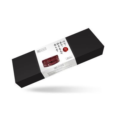 Кожаный пояс для бондажа Liebe Seele Wine Red Waist Cuff, L Size SO9462 фото