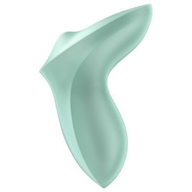 Вібратор для клітора з перлинною стимуляцією Satisfyer Exciterrr Mint, 2 незалежні мотори SX1217 фото
