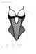 Эротическое боди Passion MARINA BODY, XXL/XXXL, black, с открытыми чашками SO9719 фото 5