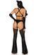 Эротический костюм кошечки-госпожи Leg Avenue Mistress Kitty M, перчатки, комбинезон, маска SO9201 фото 5