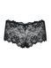 (SALE) Кружевные трусики-шортики Obsessive Idillia shorties black L/XL SX1200 фото 5