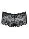 (SALE) Кружевные трусики-шортики Obsessive Idillia shorties black L/XL SX1200 фото 4