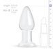 Скляна анальна пробка Gildo Glass Buttplug No. 24 SO4620 фото 3