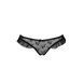 Трусики с оборками Passion Exclusive DONIA THONG S/M, black PS25902 фото 5