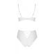 Еротичний комплект з малюнком Passion LOVELIA BIKINI L/XL, white SO4750 фото 4