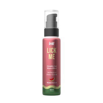 Гель для оральных ласк с согревающим эффектом INTT Lick Me Kissable Gel Watermelon 50 мл, без сахара SX1697 фото