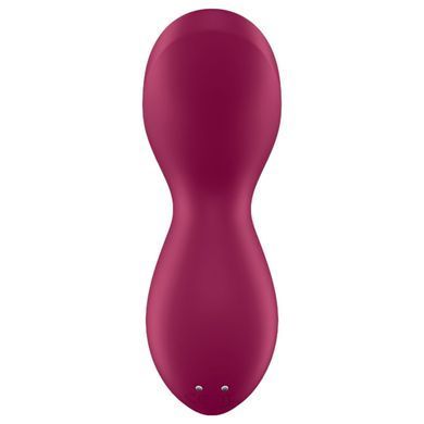 Вибратор для клитора с жемчужной стимуляцией Satisfyer Exciterrr Berry, 2 независимых мотора SX1218 фото