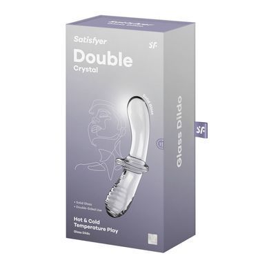 Дилдо Satisfyer Double Crystal (Transparent) (повреждена упаковка!!!) SO8784-R фото