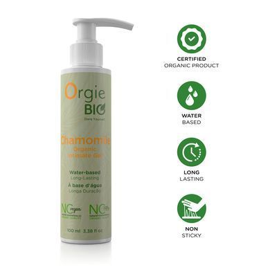 Лубрикант на водной основе Orgie &ndash; Bio Chamomile Organic Intimate Gel (100 мл), экстракт ромашки SX1534 фото