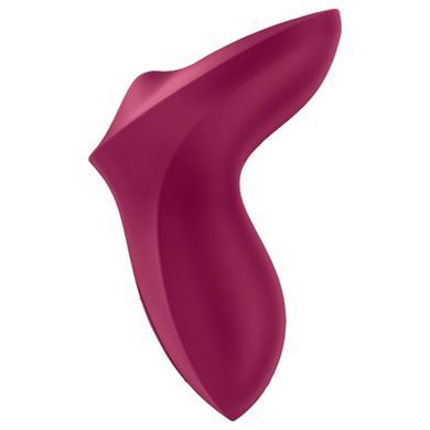 Вибратор для клитора с жемчужной стимуляцией Satisfyer Exciterrr Berry, 2 независимых мотора SX1218 фото