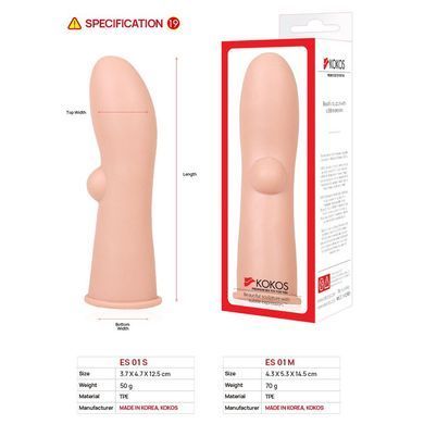 Насадка на член Kokos Extreme Sleeve ES.01 размер M SO1271 фото