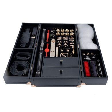 БДСМ-набір LOCKINK All-in-1 BDSM Play Kit - Crocodile Leather SX0819 фото