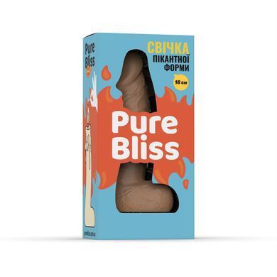 Свеча в виде члена Pure Bliss BIG Brown 18 см SX1651 фото