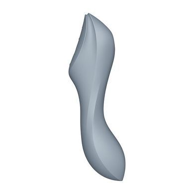 Вакуумный стимулятор с вибрацией Satisfyer Curvy Trinity 3 BlueGrey SO6118 фото