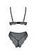 Комплект Passion AMBERLY SET black, L/XL, бралетт и трусики бразилиана SX0464 фото 4