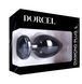 Металлическая анальная пробка с кристаллом Dorcel Diamond Plug Black L SO7810 фото 7