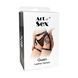 Сексуальные гартеры Art of Sex - Gwen из натуральной кожи, размер XS-2XL, цвет красный SO7657 фото 3