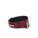 Кожаный ошейник с поводком Liebe Seele Wine Red Curved Collar, замок-сердечко SO9463 фото 4