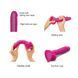 Реалистичный фаллоимитатор Strap-On-Me Sliding Skin Realistic Dildo Fuchsia L, эффект подвижной кожи SO6257 фото 3