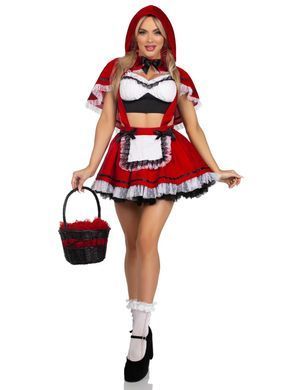 Костюм Красной Шапочки Leg Avenue Flirty Miss Red Top and Skirt M SX2782 фото