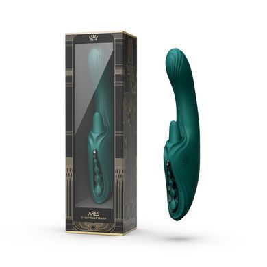 Вібратор-кролик Zalo Ares Turquoise Green SX2693 фото