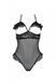 Эротическое боди Passion DOLLY BODY, XXL/XXXL, black, с открытыми чашками SO9703 фото 3