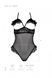 Эротическое боди Passion DOLLY BODY, XXL/XXXL, black, с открытыми чашками SO9703 фото 4